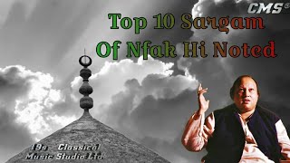 Hi Noted Sargam of Nfak__Ustad Nusrat Fateh Ali Khan Best Qawwalis and Gazals live raags