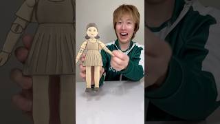 Sushininja funny Moving cardboard doll😂👧🏻❤️#cardboard#funny#comedy#shorts#viral
