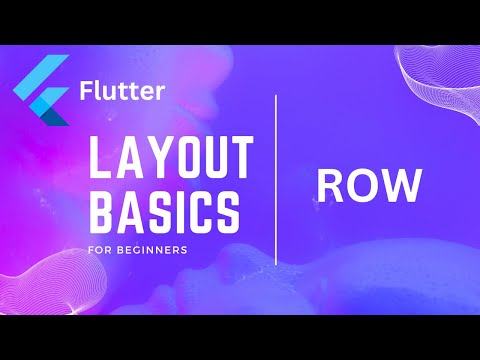 Flutter layout basics #2 | Row