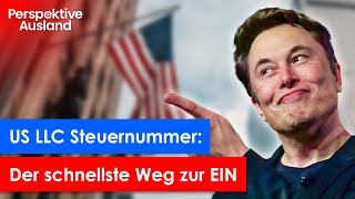 🔥 US-LLC TAX NUMBER ASAP: The fastest way to EIN explained 🇺🇸
