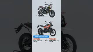 Get Triumph Scrambler 400X instead? | KTM 390 Adventure 2025 FAQ #17