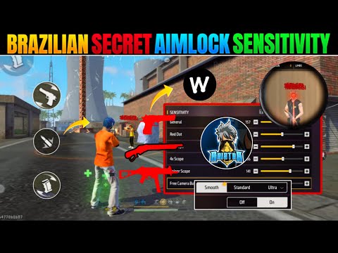 ⚙️✅New Brazilian pro settings free fire 2025 || One tap headshot for all RAM🔥