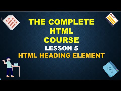 HEADING TAGS (H1 TO H6) || HOW TO WRITE HEADINGS USING H TAG || HTML Lecture - 5 || #html