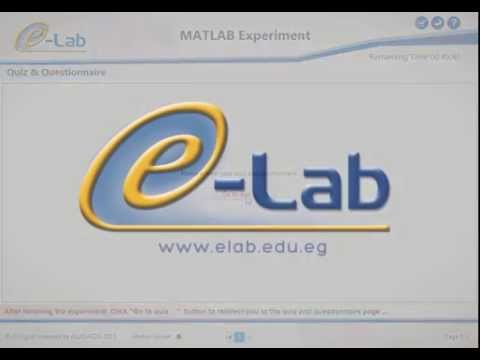 MATLAB Lab Experiment Overview (www.elab.edu.eg)