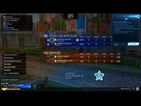 Rocket League Doubles Play