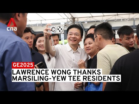 GE2025: Lawrence Wong thanks Marsiling-Yew Tee residents