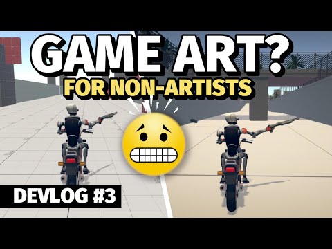 Making game art as an indie solo dev - with no artistic skills | Devlog 3