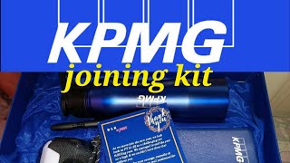 KPMG joining kit unboxing 2023🔥 #kpmg #big4 #welcomekit ❤️