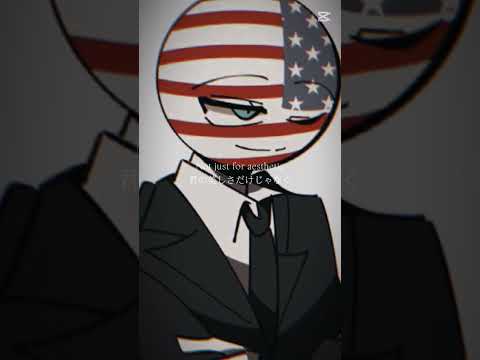 カンヒュ最強4人組､?卐🇮🇹🇺🇸🇯🇵 #countryhumans #ポーランドボール #カンヒュ