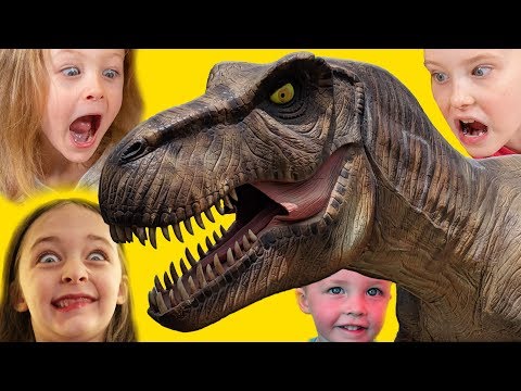 Fun Dinosaur Park Adventure | T-REX Dinosaurs Videos for Kids by Kinder Playtime