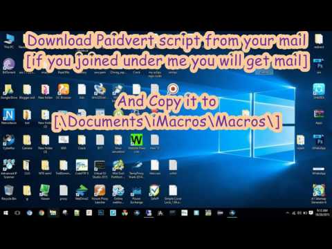 PaidVerts Auto iMacros Script [10$ Per day][2015]