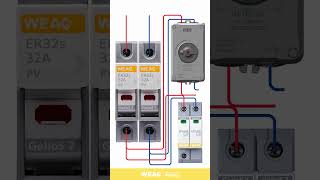 Complete DC Circuit Protection Setup: Fuse Switch + Isolator + SPD.
