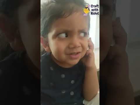 Talkative kid | Funny Baby talking on dummy phone | Gujarati - Hindi