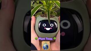 This Talking Plant Pot Will Melt Your Heart 🌱🤖 | Plant Trees, Save Earth #shorts #viral #environment