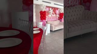 Intimate Valentine’s Gender Reveal ❤️#Chairs #Studio #Venue #libertycity #work #miamidade #cupid