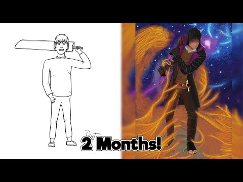 My FIRST 2 MONTHS of Drawing/Digital Art!