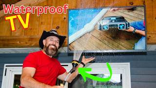 Outdoor Waterproof  TV full install and review (Sylvox) Google TV
