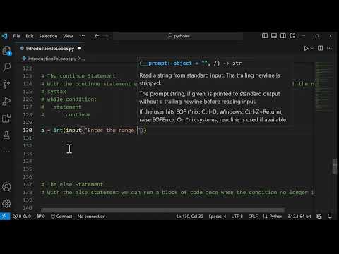WHILE LOOP || PYTHON