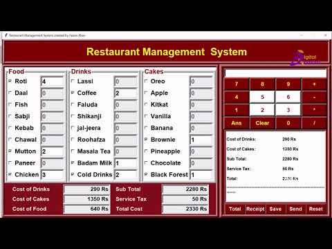 restaurant Python Complete Project Guide for complete course click on www.digitalakshara.com