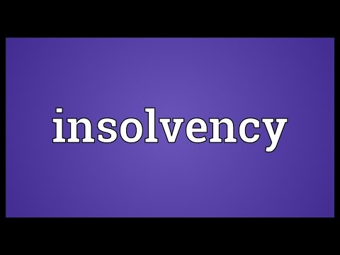 Insolvency Meaning