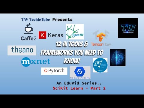 SciKit Learn (Part 2) | Top 12 AI/ML Tools and Frameworks | TW TechieTube | TechnoWizards India