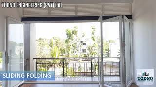 ALUMINIUM SLIDING FOLDING WINDOW - ALUMEX, LUMIN SRI LANKA, COLOMBO