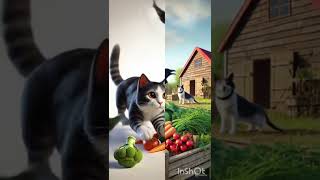 This Dog and The cat is very Friendly #ai #aiadvance #hardworking #dog