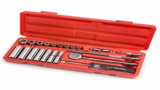 TEKTON 11451 14 Inch Drive Pro Socket Set SAE 22 Piece