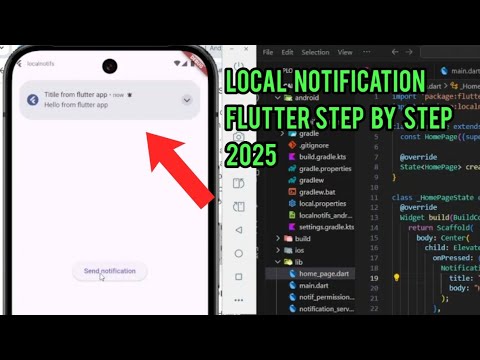 How to implement Local Notifications in Flutter? Full setup step by step tutorial 2025