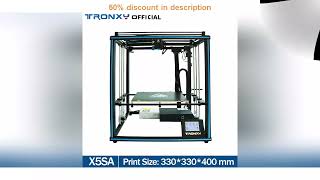 Latest Products You Must Know! TRONXY X5SA Upgrade DIY 3D Printer Kit 330*330*390mm print size Hi