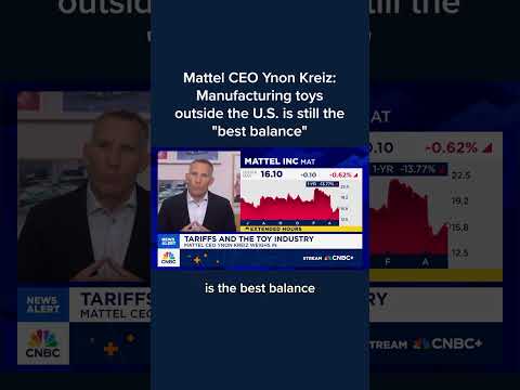 Mattel CEO Ynon Kreiz: Manufacturing toys outside the U.S. is still the 'best balance'