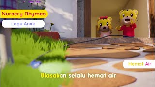 Lagu Anak: Hemat Air | Kartun Anak Bahasa Indonesia | Shimajiro Indonesia