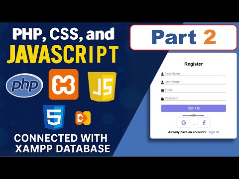 Create a Login System with PHP, HTML & CSS (Using XAMPP + MySQL!) Part 2 #coding #php #xampp #html