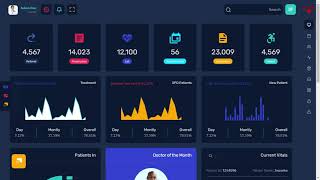 Medical Dashboard Web App Bootstrap 5 Admin Template with RTL Dark Theme