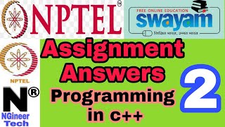 Programming in c++ || week 2 || NPTEL