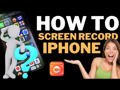HOW TO SCREEN RECORD ON IPHONE WITH OR WITHOUT MICROPHONE