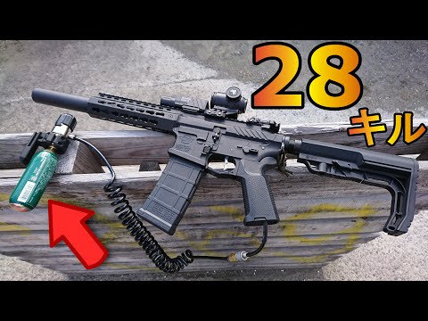 【サバゲー】電磁弁で外部ソースなら 28キル　in 369フィールド
