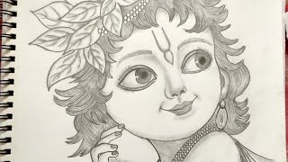 Sri Krishna Drawing #Part 3 #timelapse #drawing #art