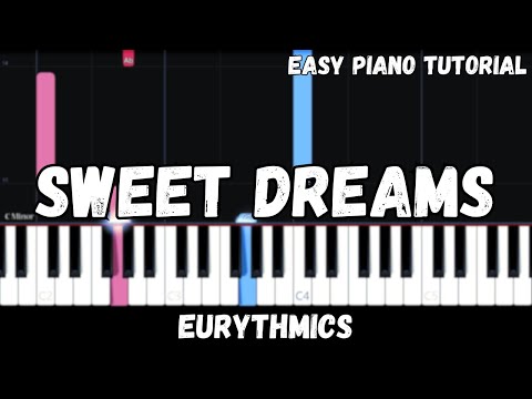 Eurythmics - Sweet Dreams (Easy Piano Tutorial)