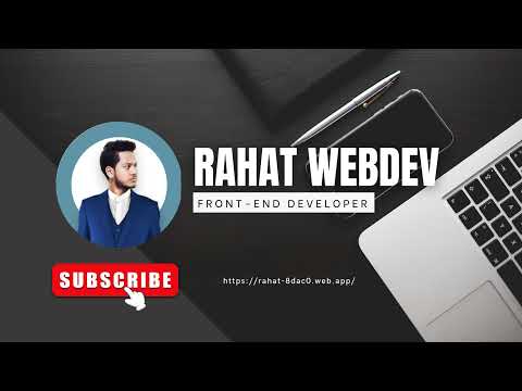 Rahat WebDev Live Stream