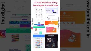 10 Free Websites Every Developer Should Know #freewebsite #mustwatch