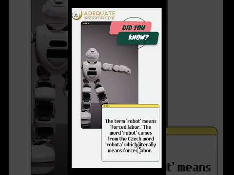 Mind-boggling fact about robots is surely scary.  We Hope robots never find out about this fact.