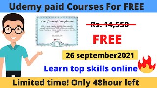 Udemy Free Courses With Free Certificate | Learn Advanced Skills | Specially For Students #Udemyfree