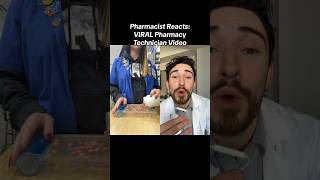 BUT technicians do WAY more than this #pharmacy #pharmacytechnician #pharmacist #doctorreacts