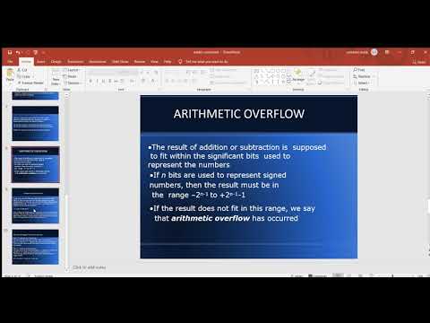 Overflow in addition of signed binary numbers | CSE USICT