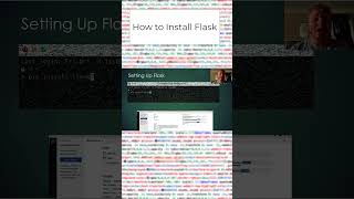 This is how you get started in flask, installing it!! #flask #python #programming #coding #html