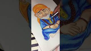 #saibaba #omsairam #sketch #pencilcolor #artlover  #youtube #diksha