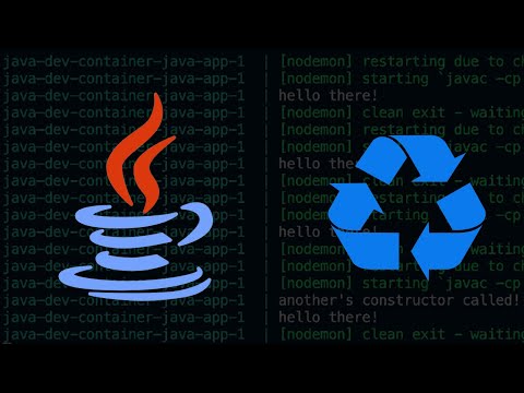Creating Live Reloading Java Docker Containers