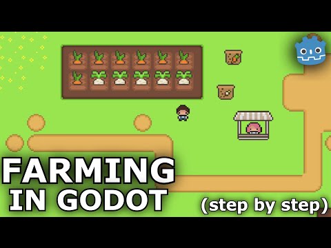 How to Make a 2D FARMING Game in Godot (step by step)