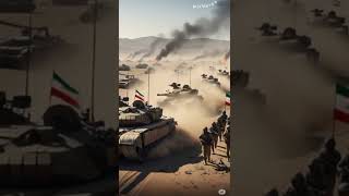"Steel March – Iran Moves With Power 💥🛡️ #IranTankForce"AIWarfare #EpicWarScene